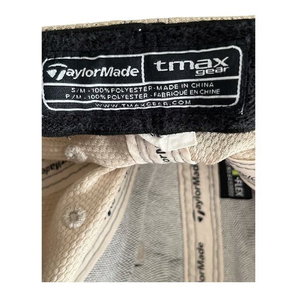 TaylorMade tmax Gear A-Flex Tan Mesh Golf Hat S/M - Picture 7 of 10